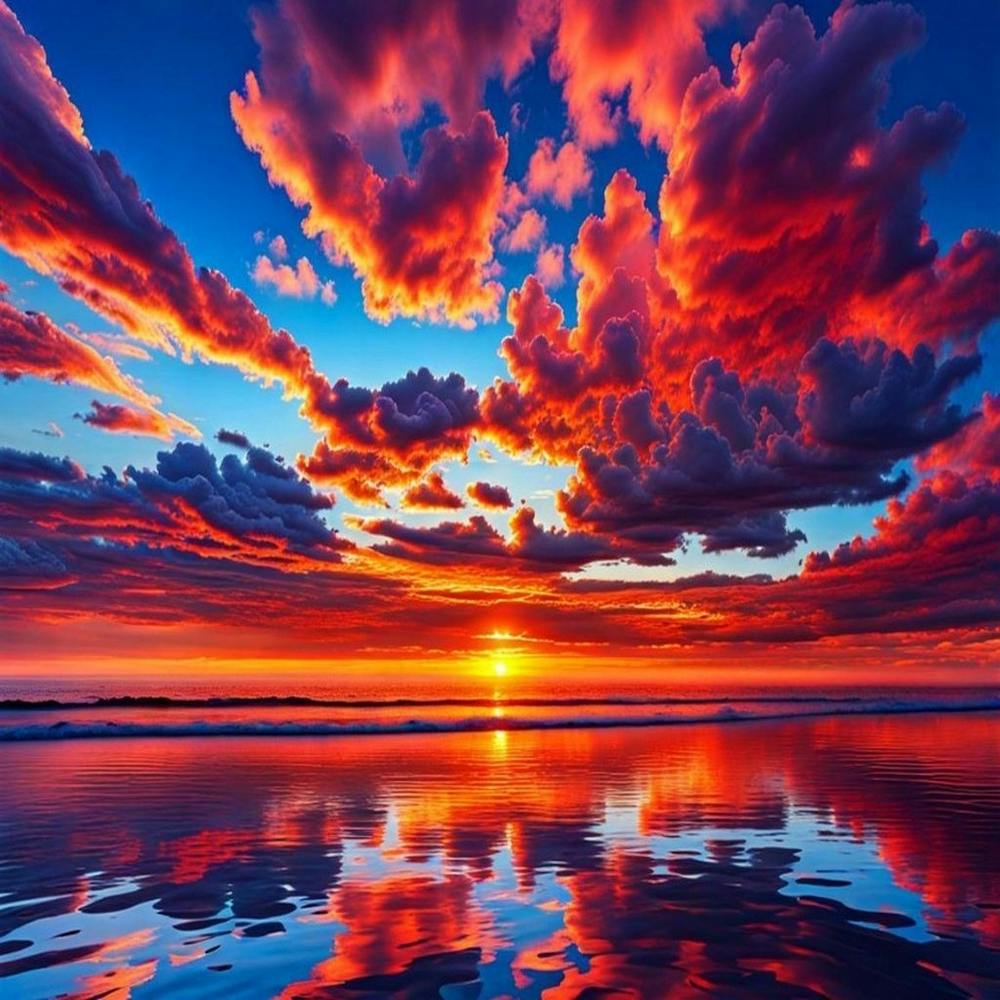 Beautiful Ocean Sunset V2 3