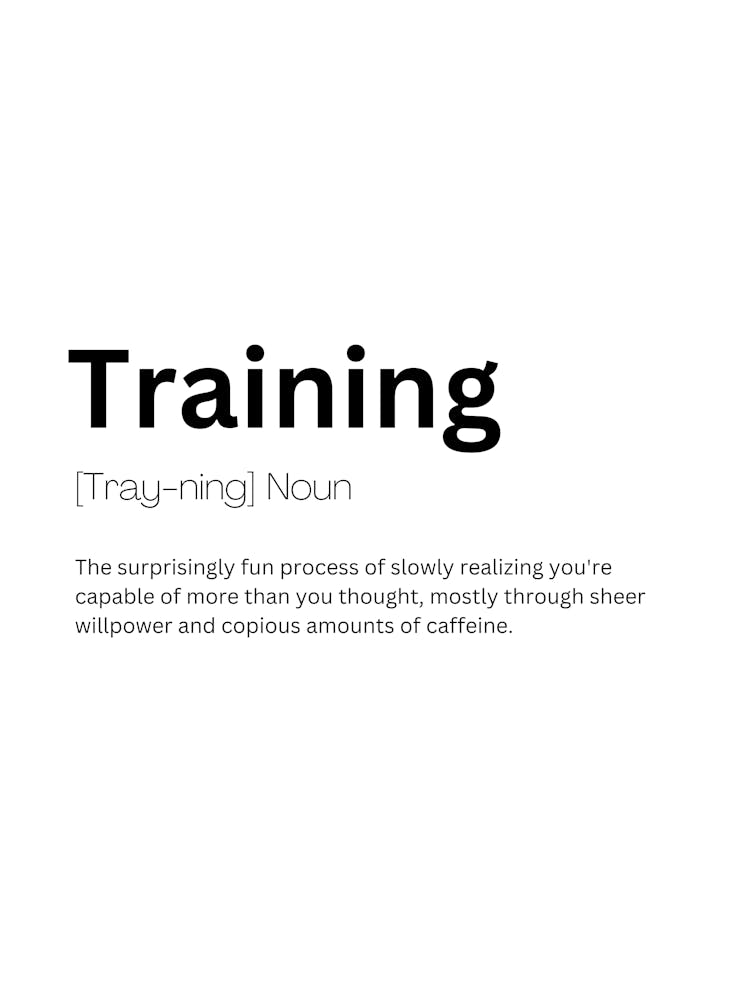 Training Definition Meaning