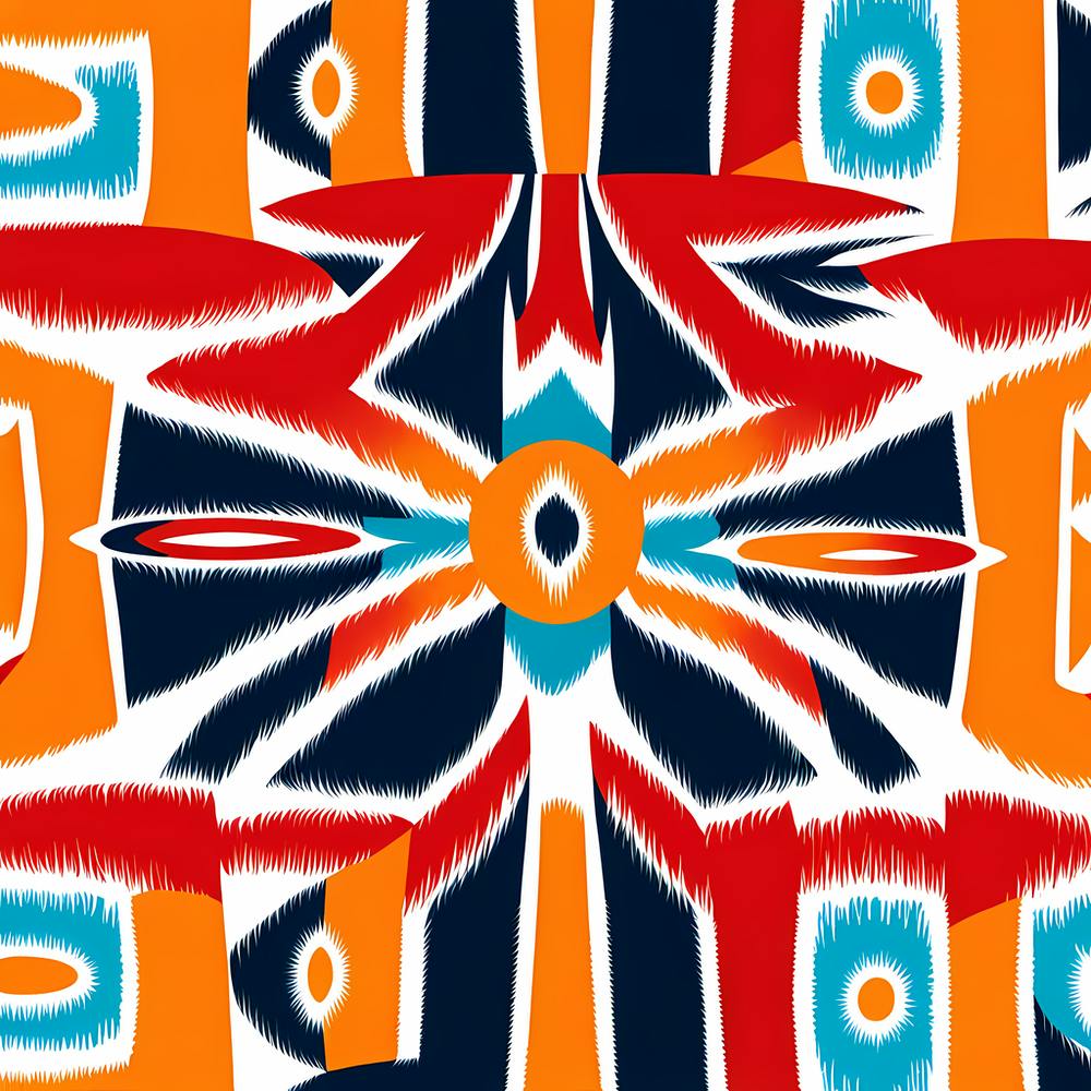 Ikat-Muster Kunst
