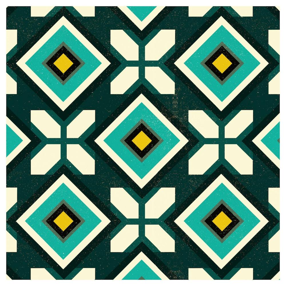 Green Spanish Tile