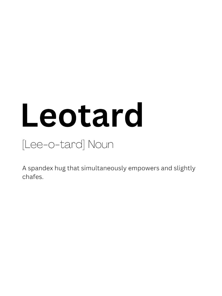Leotard Definition Meaning 1