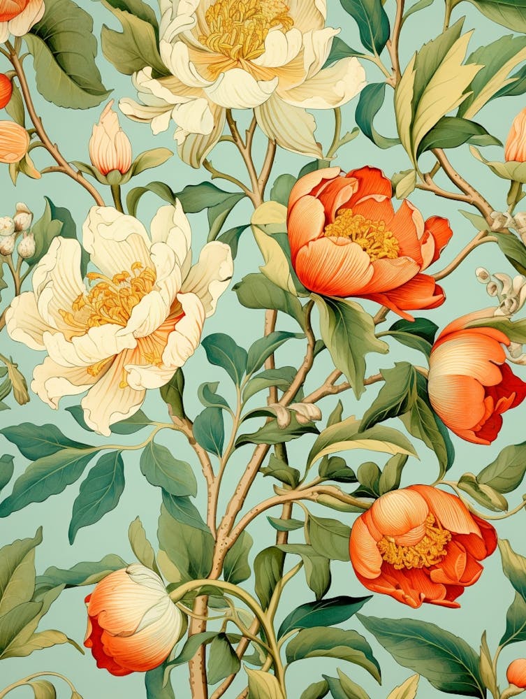 Peonies Wallpaper 1