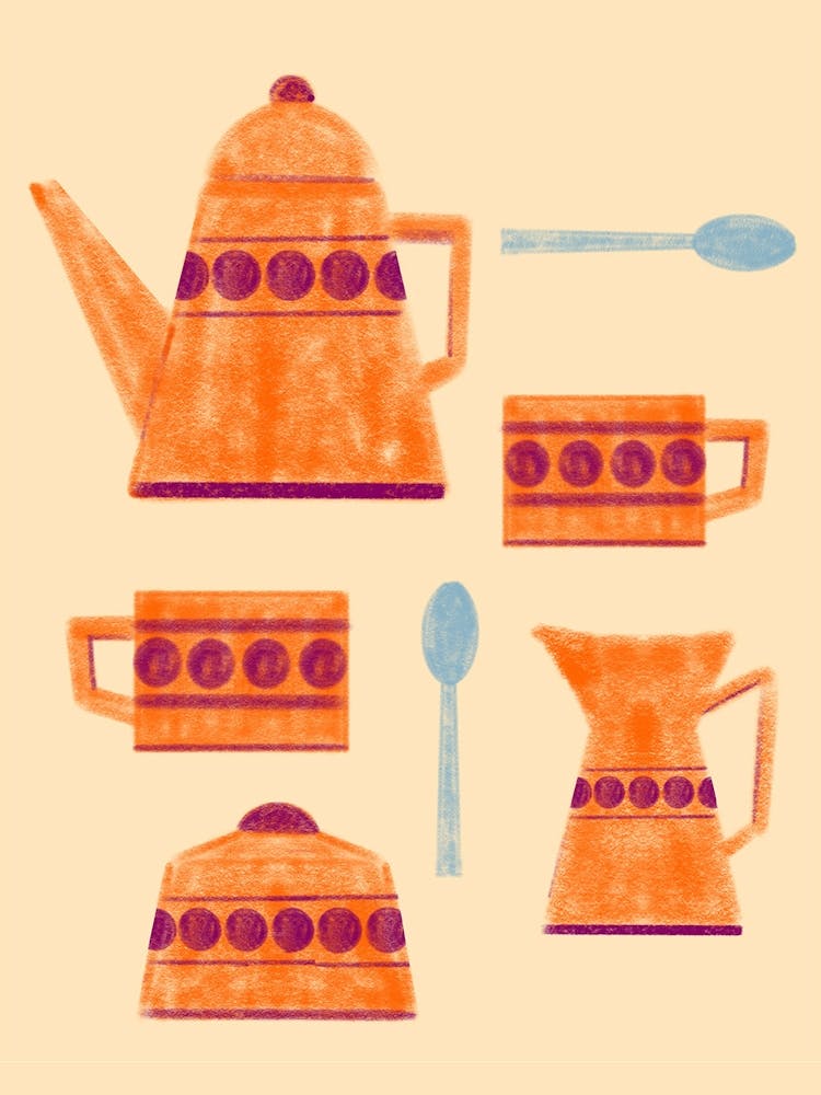 Ddr Coffee Set Copia