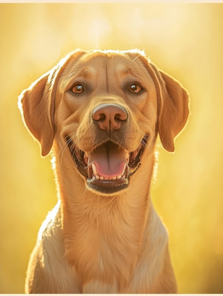 Labrador Retriever. Generated AI.