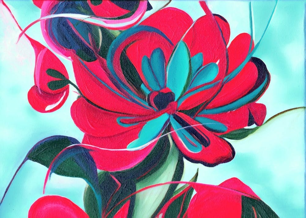 Rote Blumen
