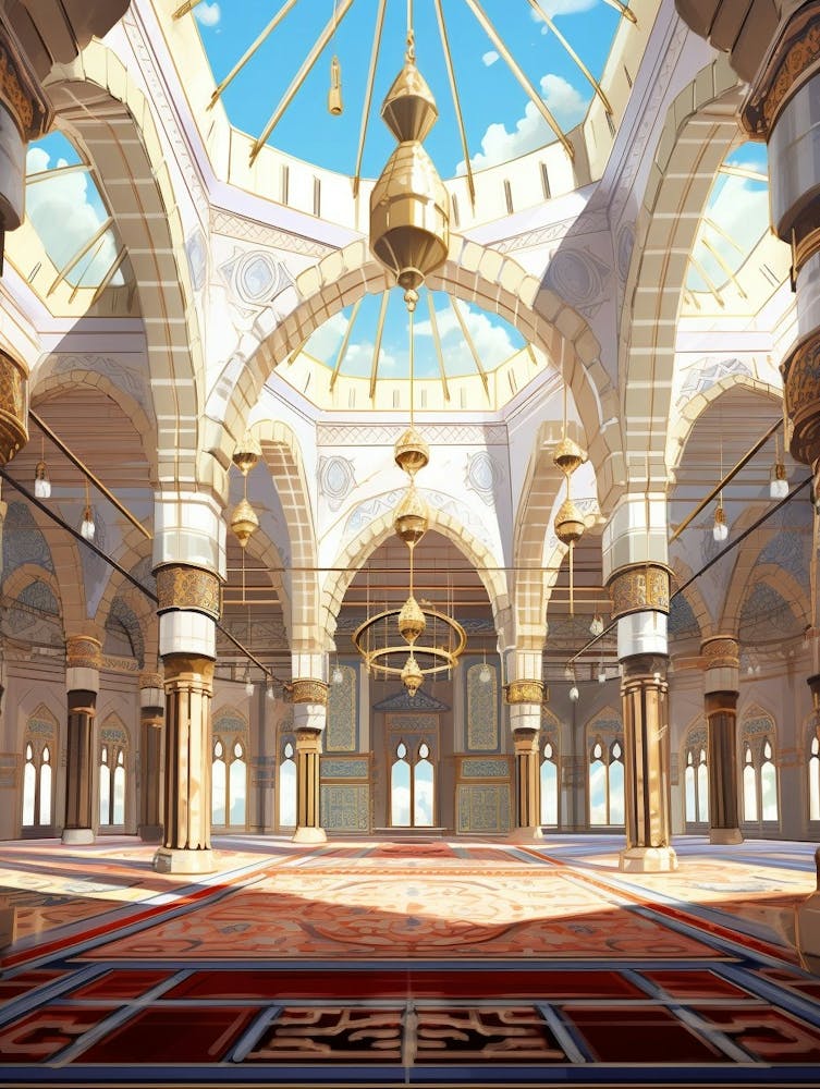 Sleymaniye Mosque Pixel Art 4