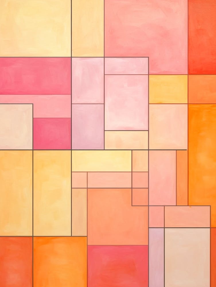 Mondrian Abstract Geometric Illustration 7