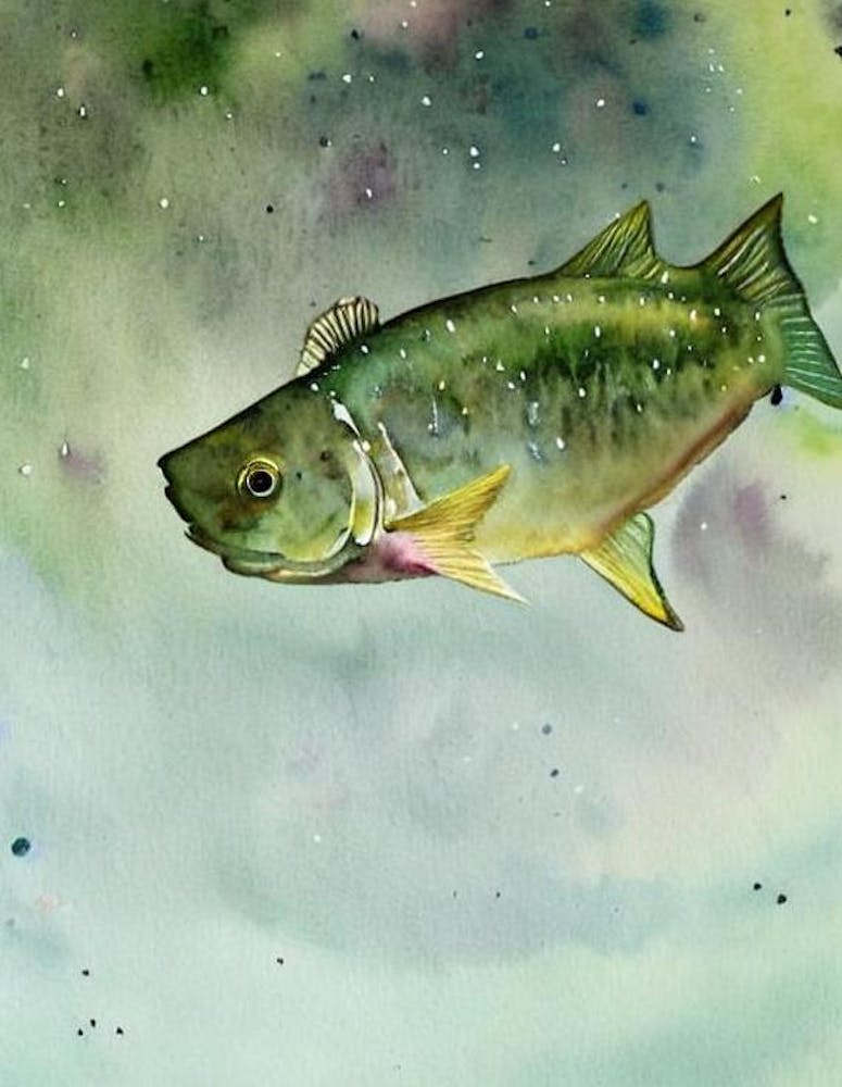 Anglerfish Storybook Watercolour