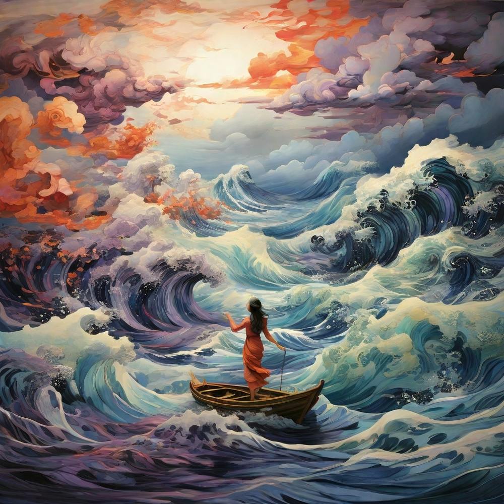 Girl In A Boat