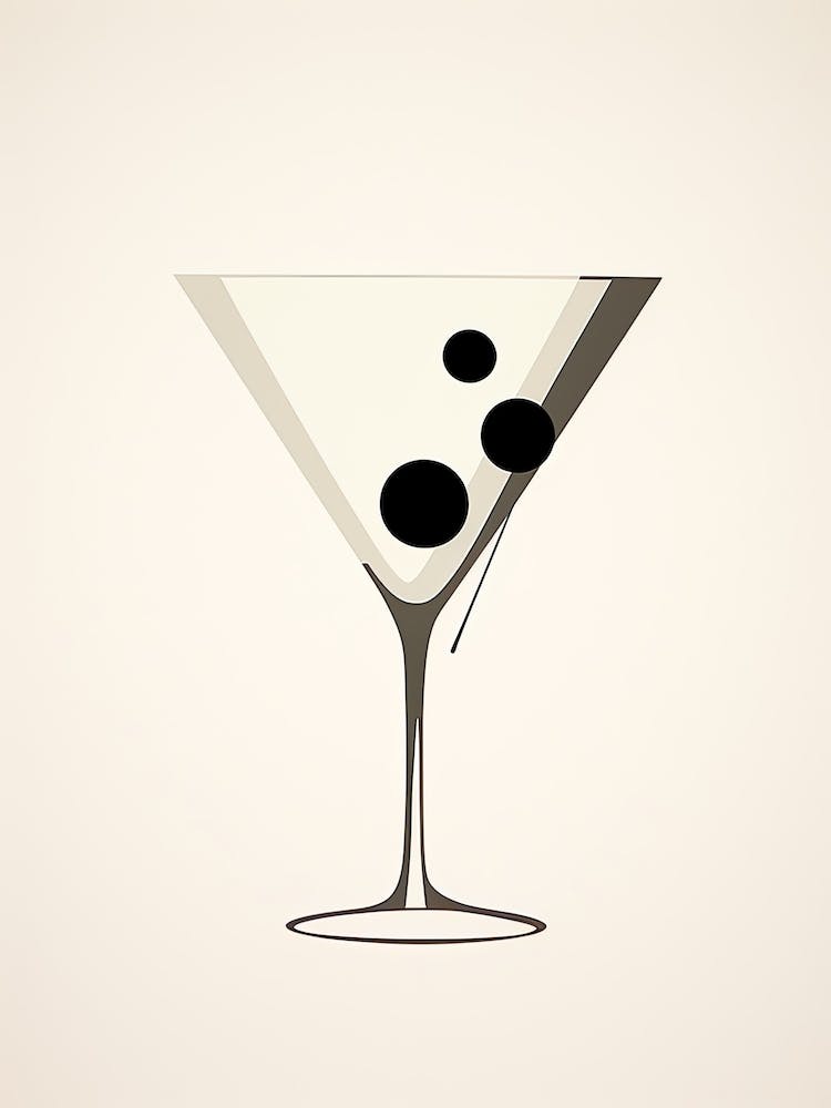 Moderne du milieu du siècle Vesper Infusion florale Cocktail 2
