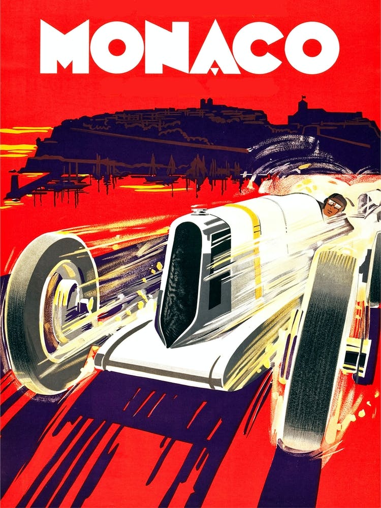 Monaco, Racing Old Timer Car