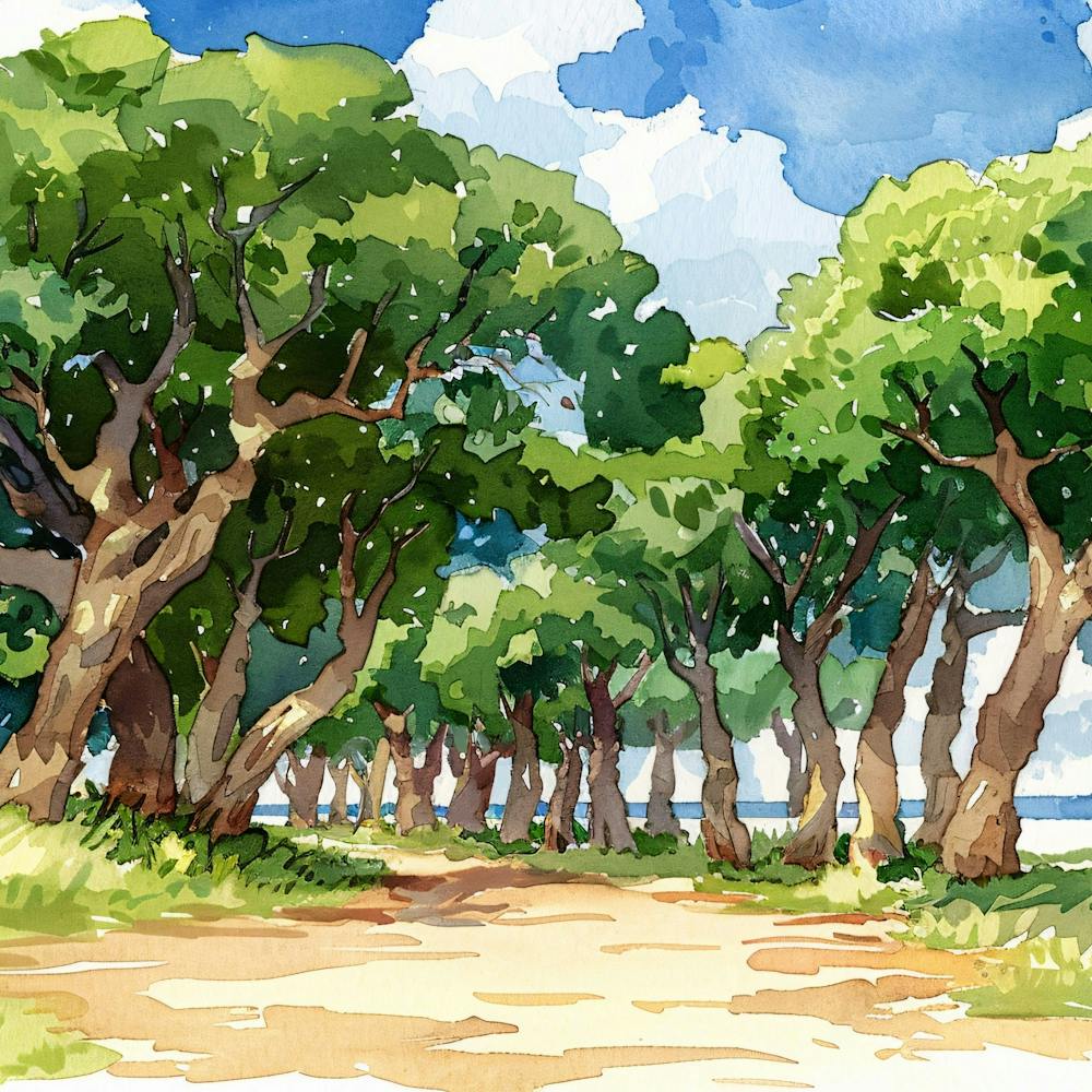 Japanese Seaside Trees