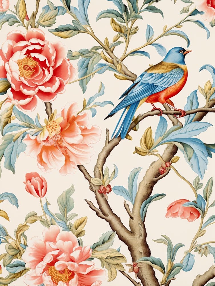 Chinese Floral Wallpaper 1