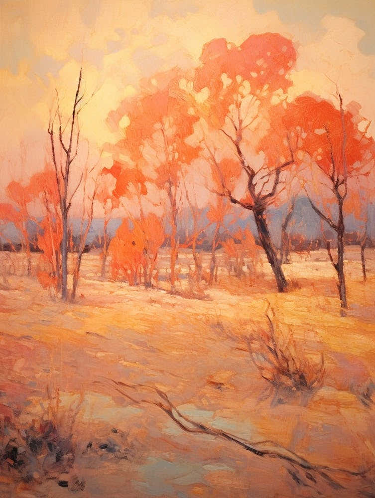 Autumn Orange Landscape 6