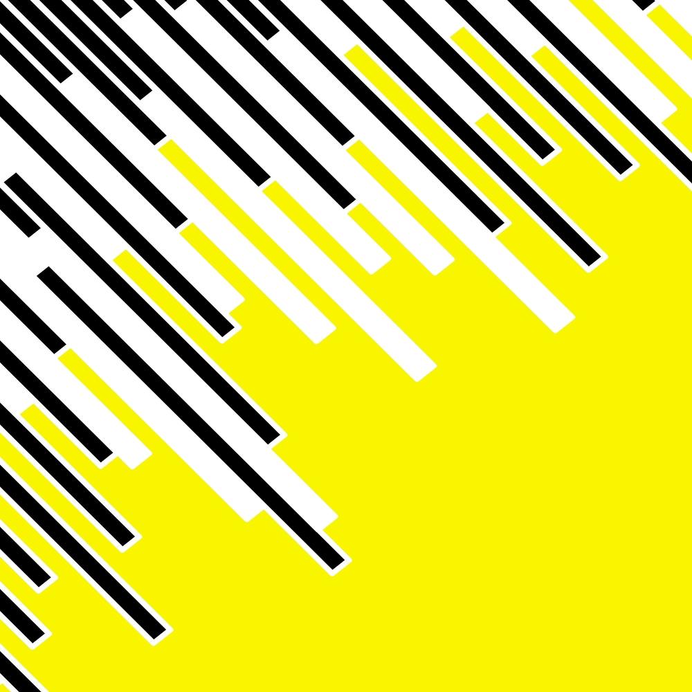 Abstract Yellow And Black Lines 1