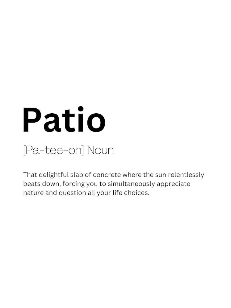 Patio Definition Meaning