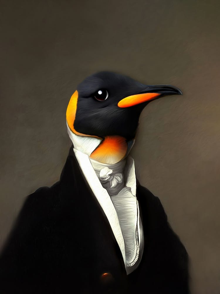 Pinguin Henry The Servant Pet Portraits