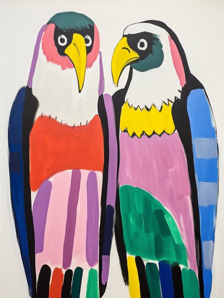 Colourful Kids Animal Art Eagle 3