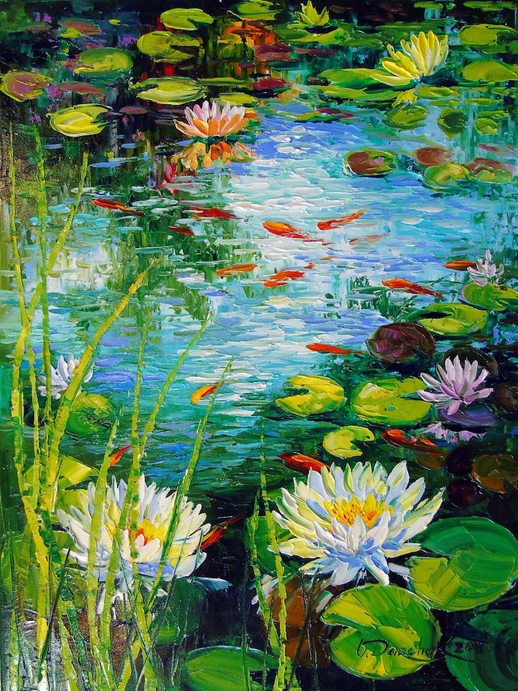 Hypnotisierender Teich