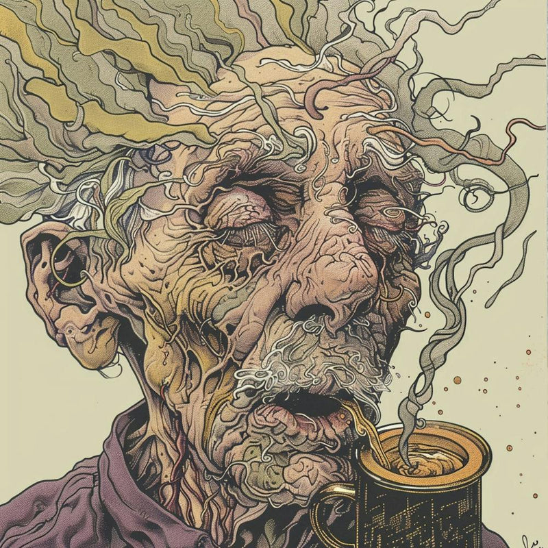 Man Drinking Coffee