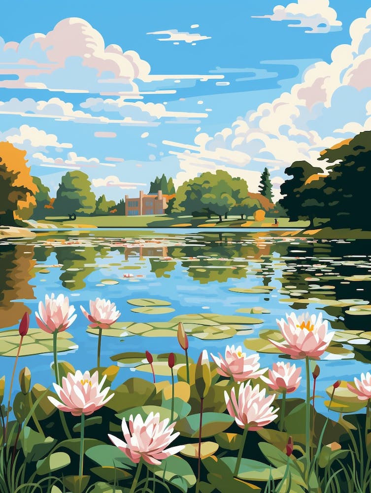 Chicago Botanic Garden Usa  Illustration 1 