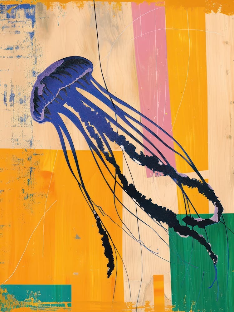 Jellyfish 2 Cut-Out-Collage