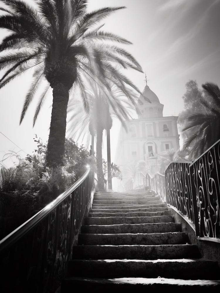 Sanremo, Italy, Black And White Photography 3