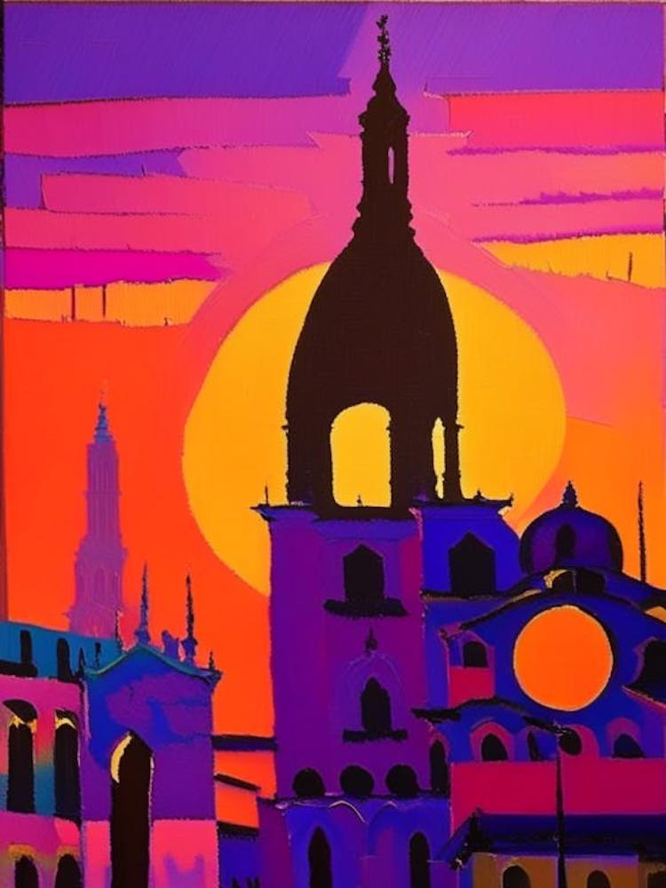 Cathedral Abstract Sunrise