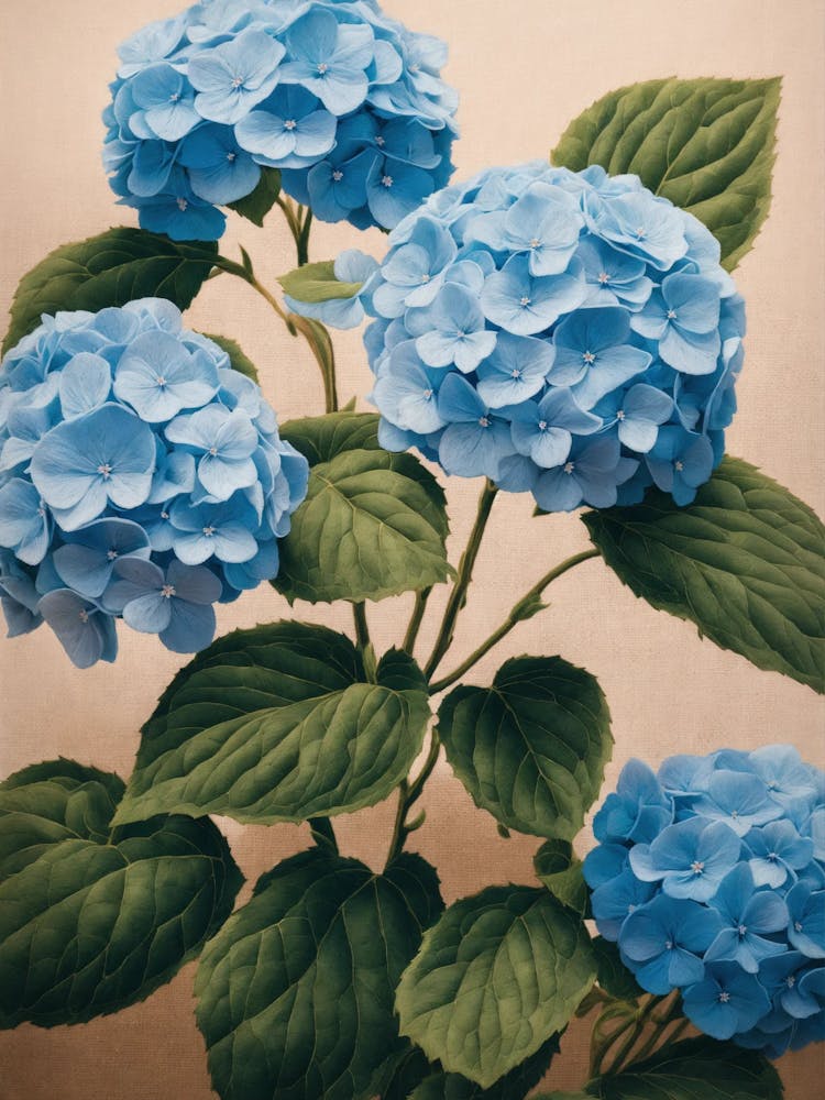 Blue Hydrangea