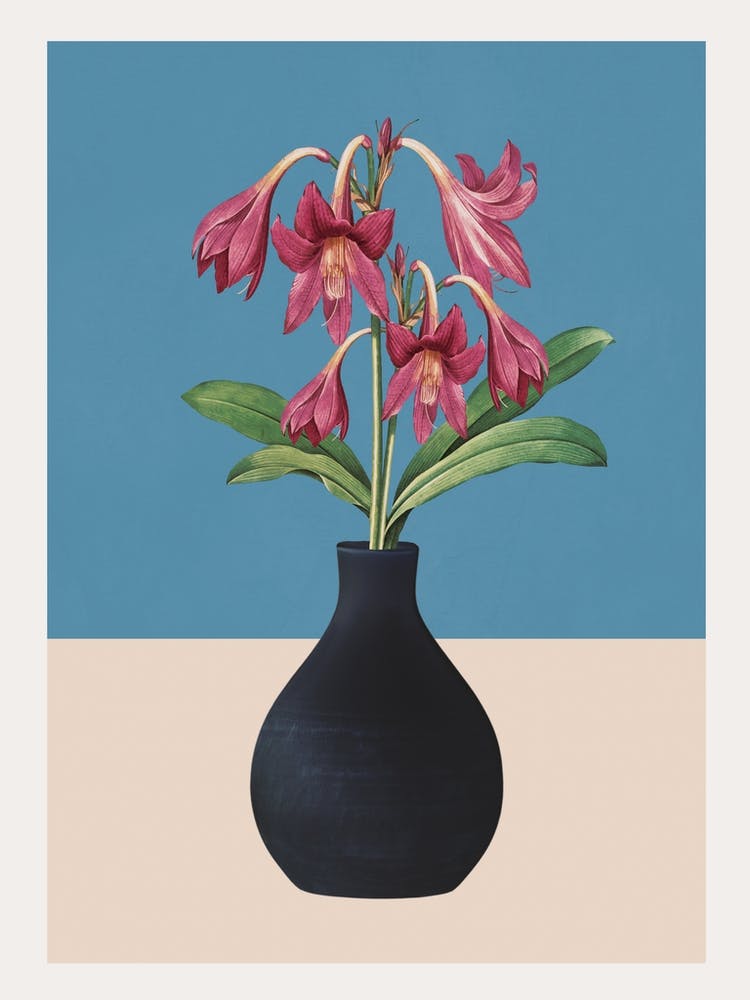 Flowers in Black Vase 2