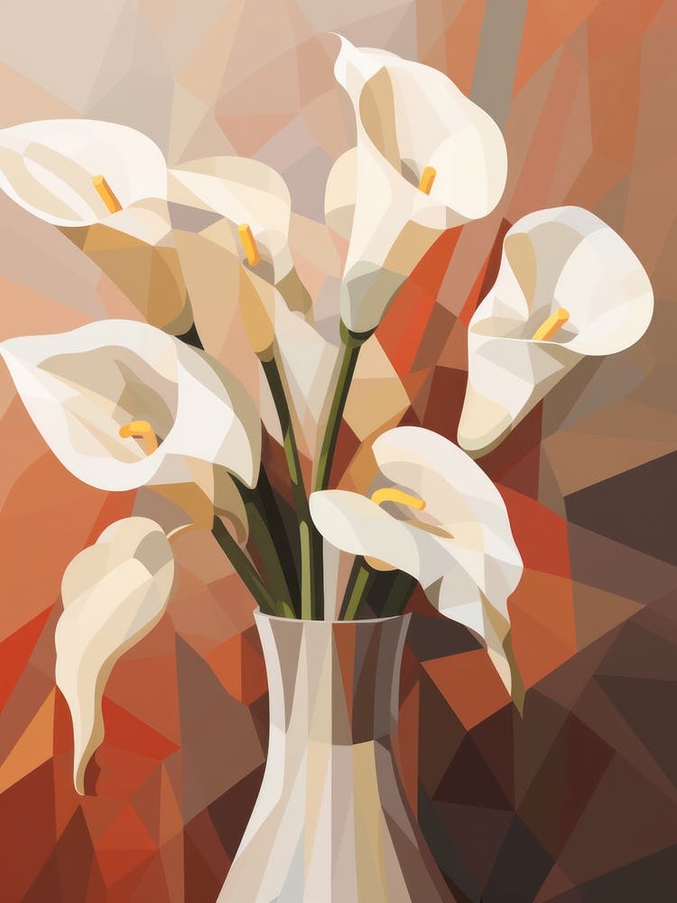 Calla Lily Flower Still Life Painting 2 Dreamy