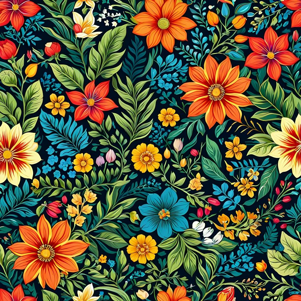 Floral Seamless Pattern 14