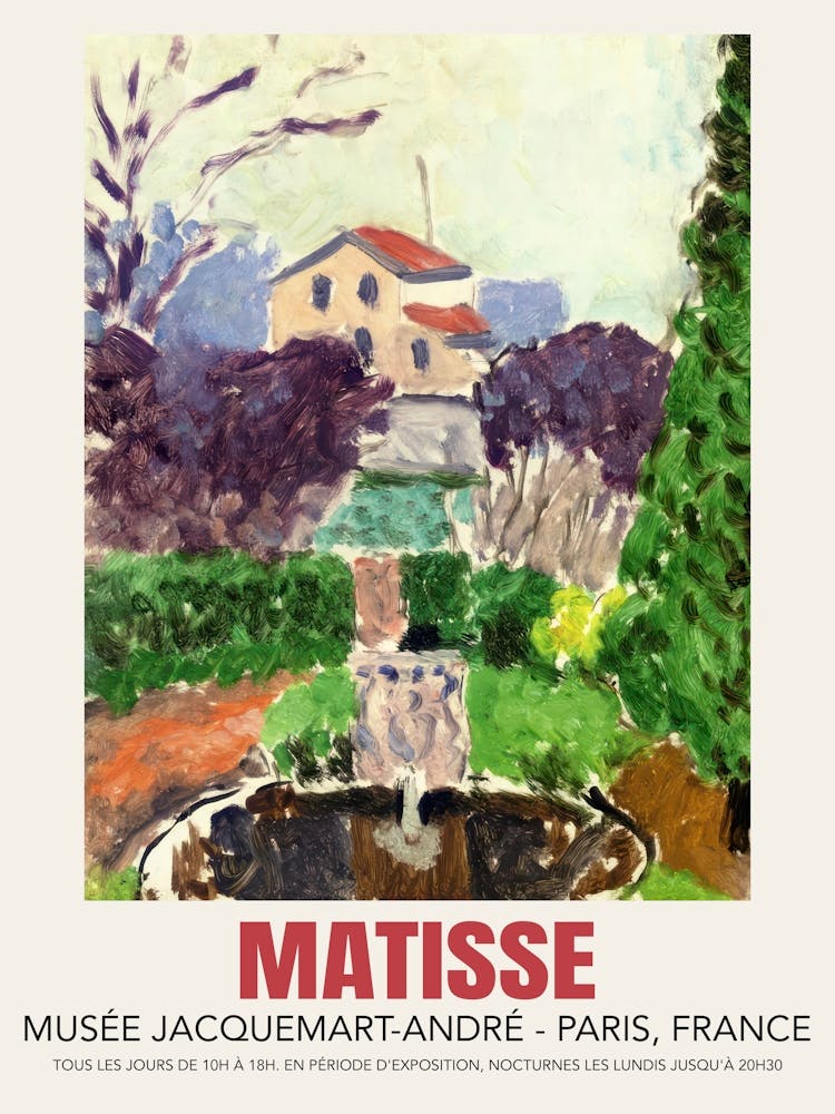 Matisse The Artist Garden At Issy Les Moulineaux