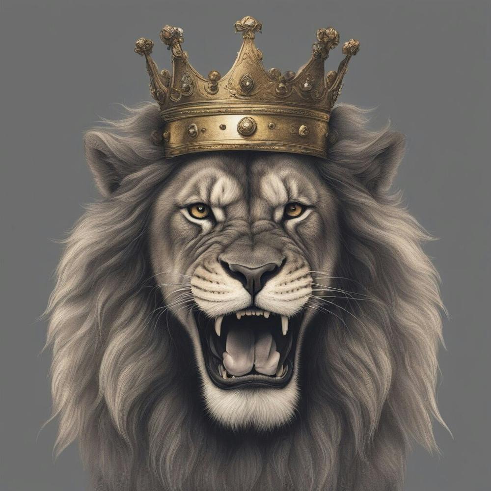 Lion With Crown
