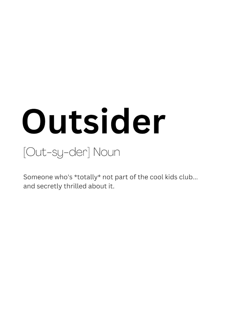Outsider Definition Meaning
