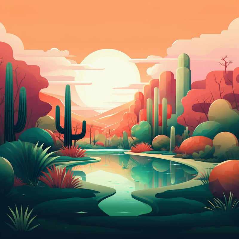 Neon Oasis