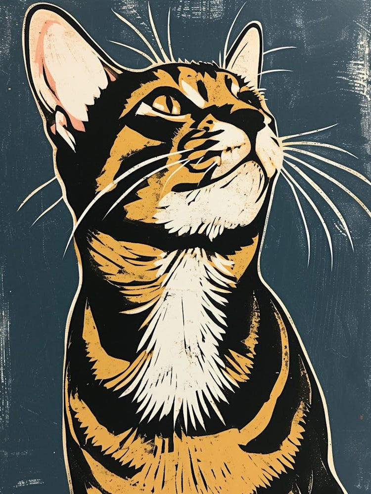 Bengal Linocut Blockprint 2