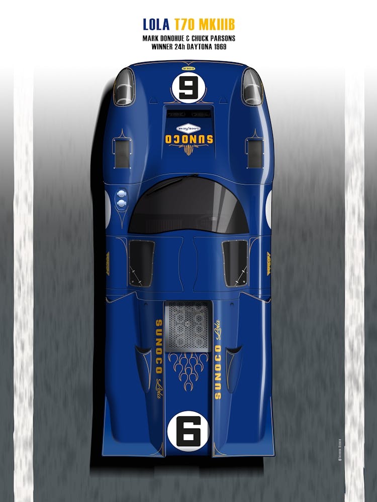 Lola T70 Sunoco Daytona 1969
