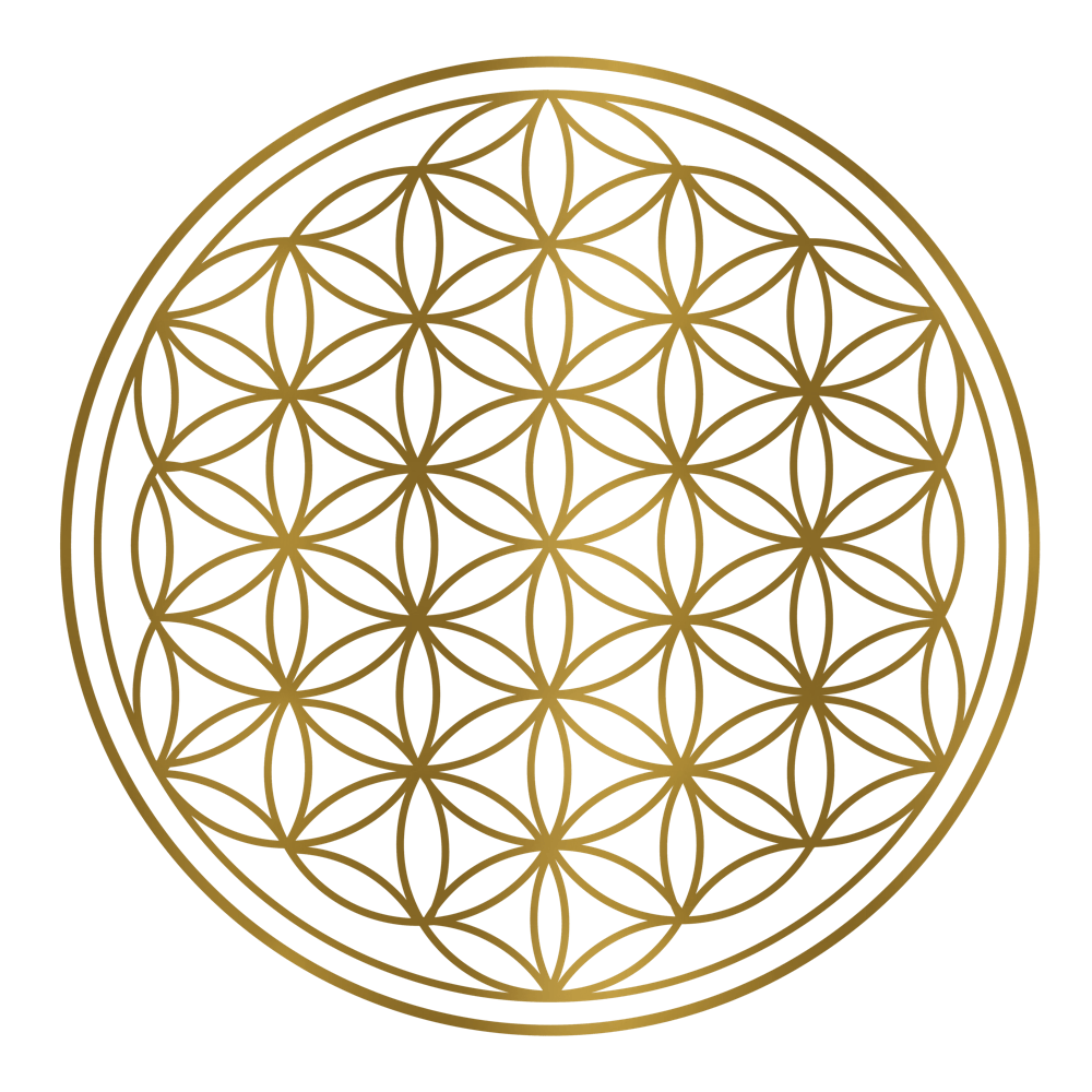 Gold Flower Of Life Sacred Geometry