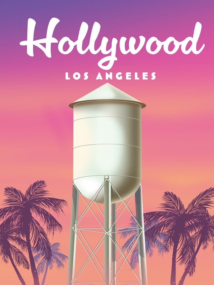 Hollywood Los Angeles Water Tower