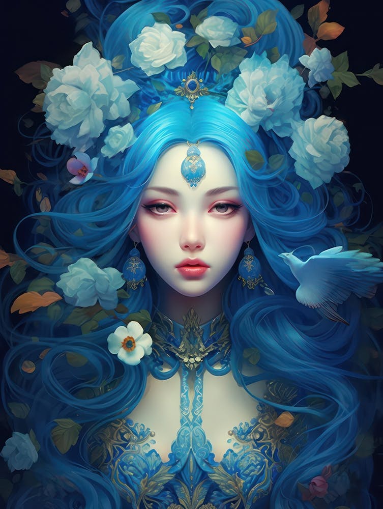 Blue Haired Girl