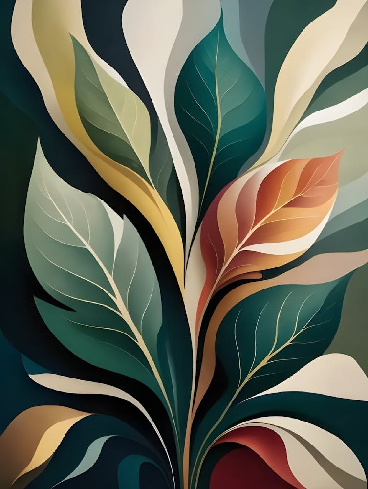 Abstract Leaves 22