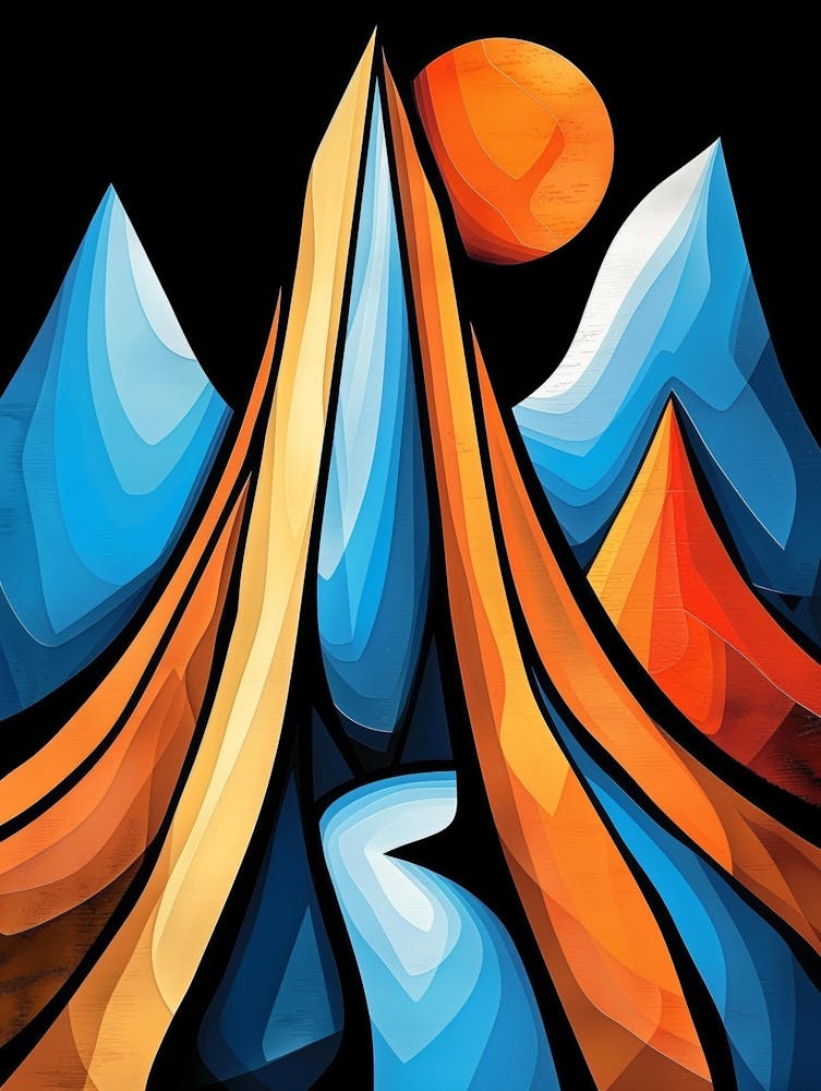 Abstract Mountains 13