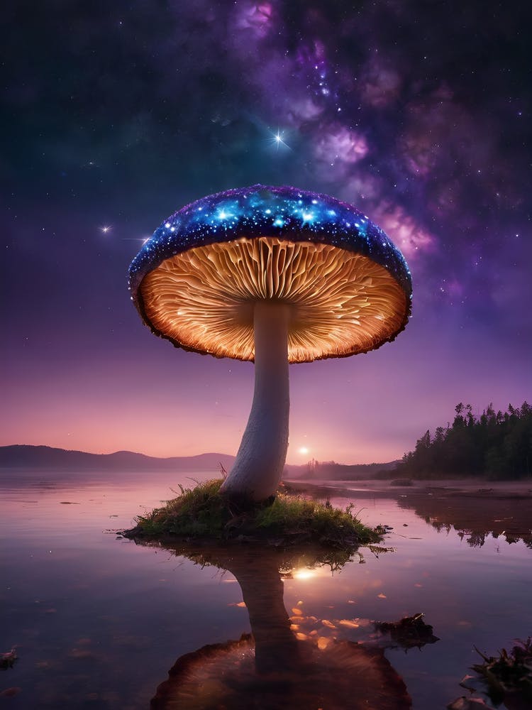 Mushroom In The Water