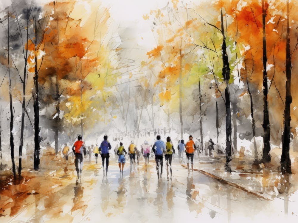 People Walking In The Park