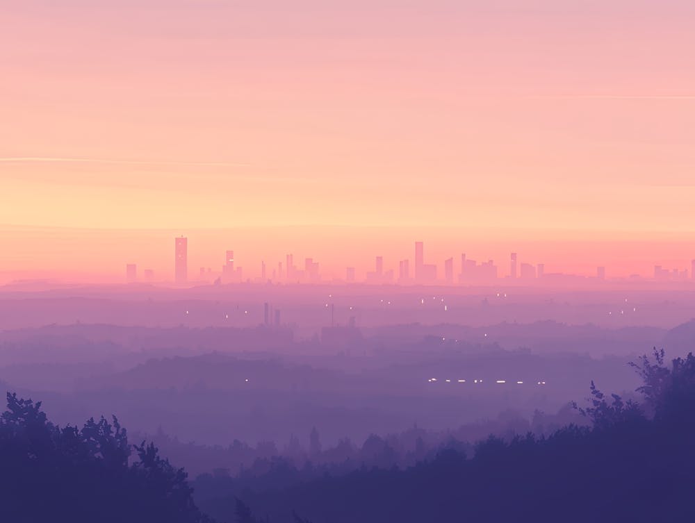 Sunrise Over The City