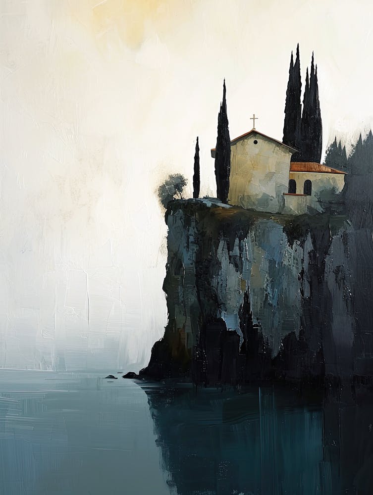 Church On A Cliff, Italy