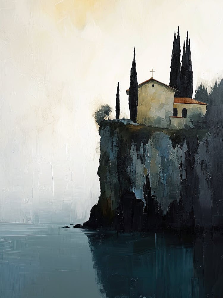 Church On A Cliff, Italy