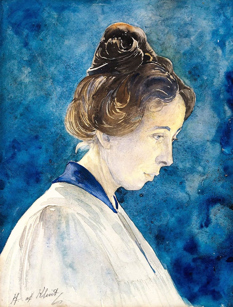 Hilma af klint, Portrait Of A Woman