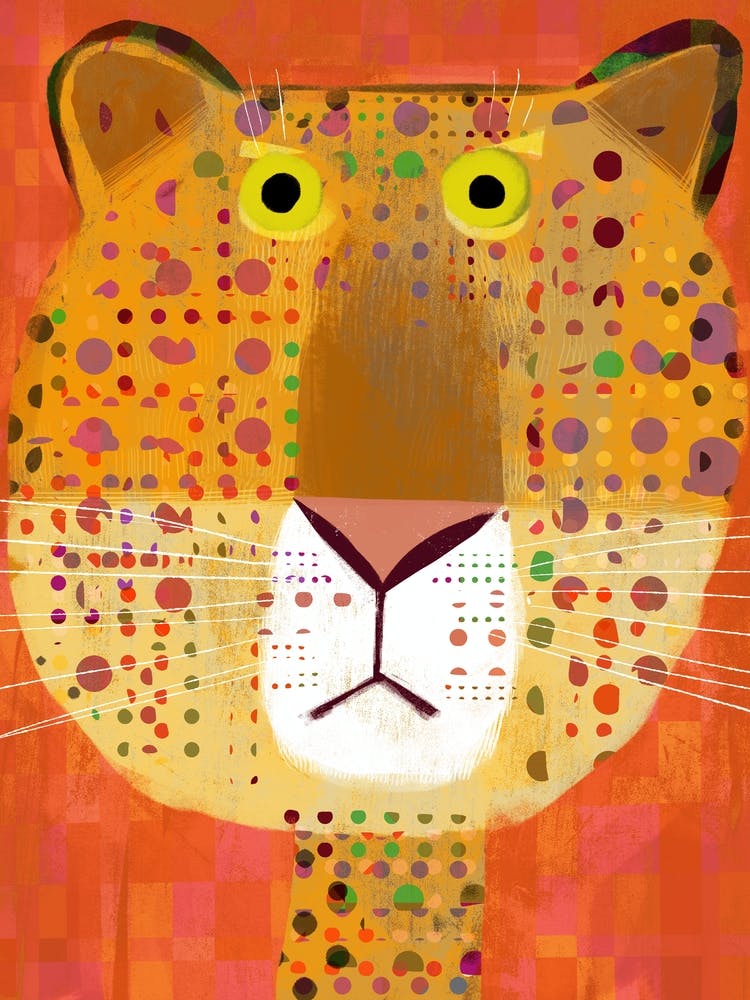 Verärgerter Leopard